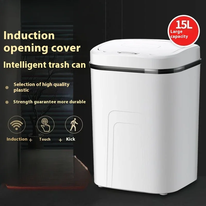 Compost Bin Countertop - 15L 스마트 쓰레기통 자동 센서 쓰레기통