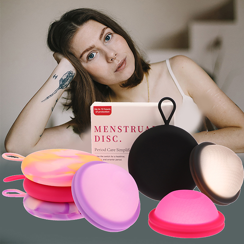 Menstrual Cup Silicone - 실리콘 생리컵 생리디스크 여성 위생 여성