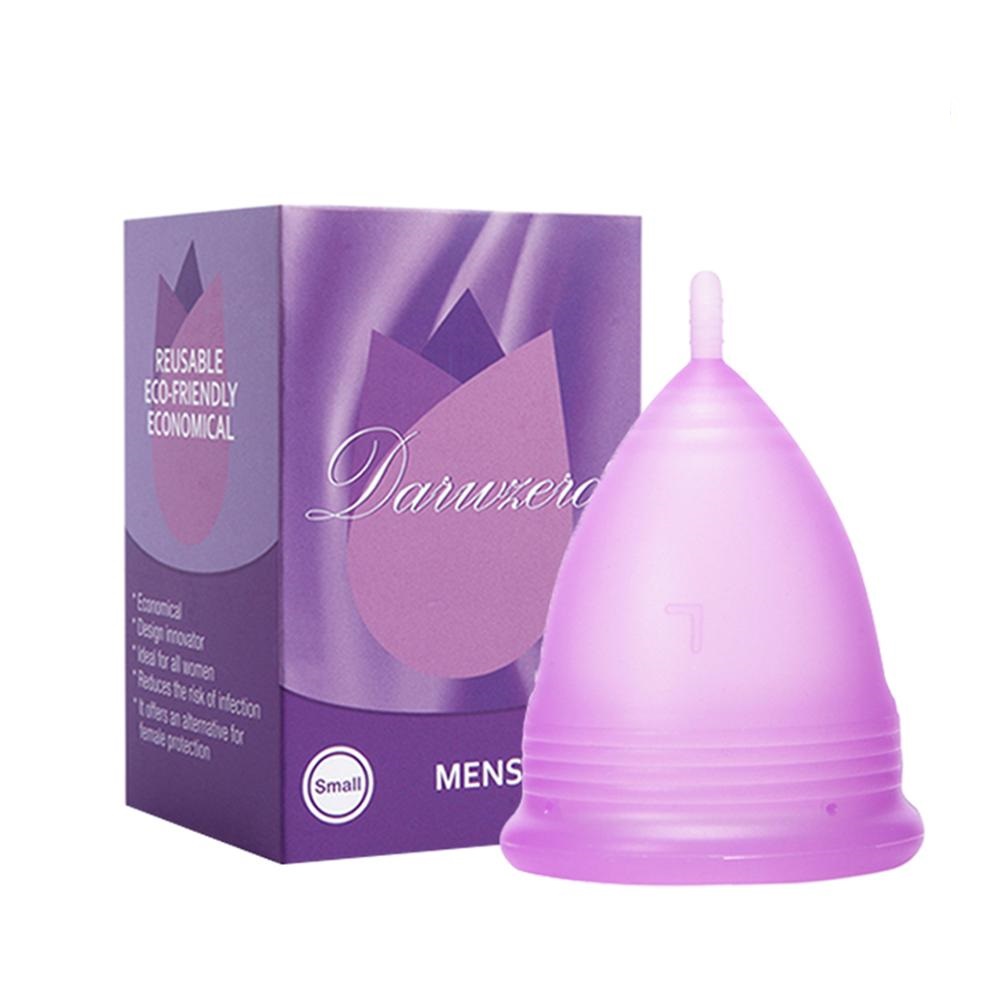 Menstrual Cup Silicone - 2pcs 의료 학년 실리콘 월경 컵