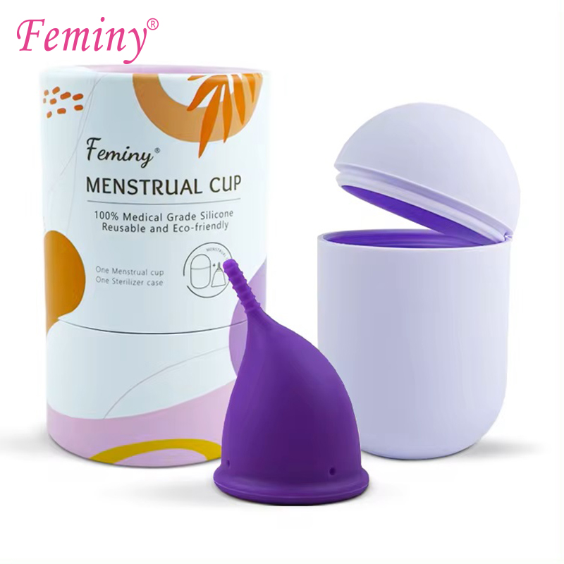 Menstrual Cup Silicone - 의료용 실리콘 생리컵 및 세척 키트