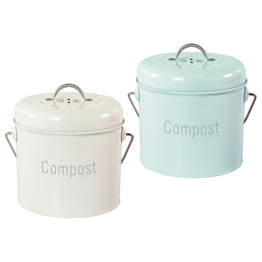 Compost Bin Countertop - 3개의 퇴비통 조리대 실내 퇴비통 퇴비통
