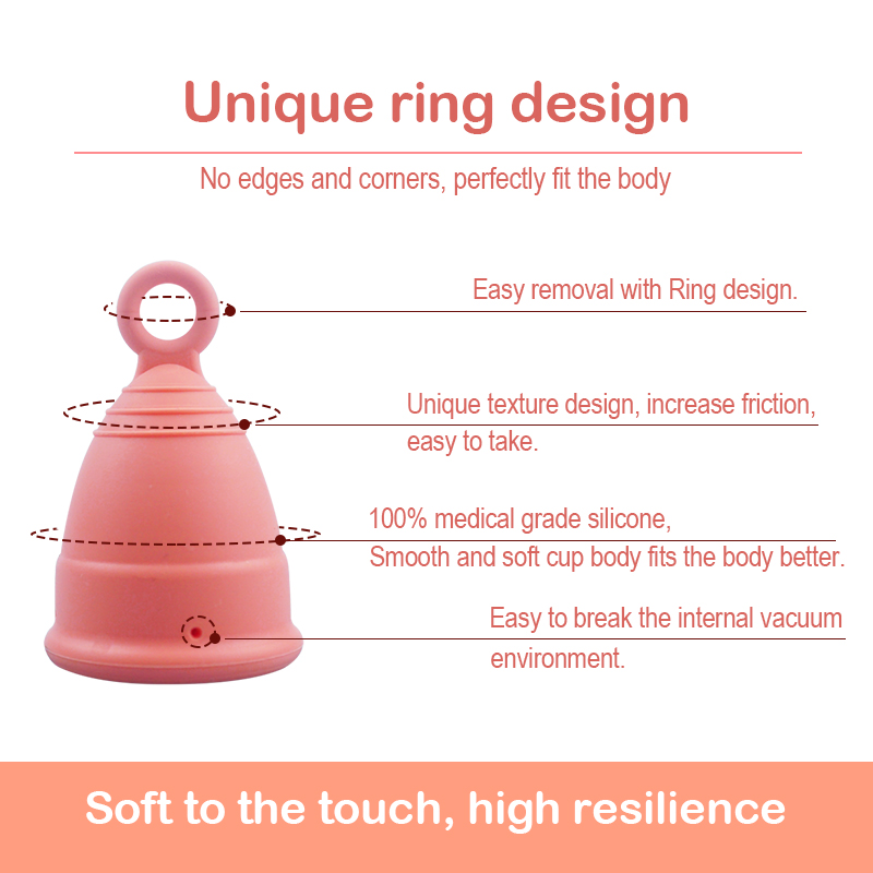 살균 컵 포함 저자극성 생리컵, 여성용 의료용 실리콘  - Menstrual Cup Silicone 리뷰 및 가격