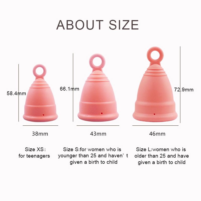 살균 컵 포함 저자극성 생리컵, 여성용 의료용 실리콘  - Menstrual Cup Silicone 리뷰 및 가격