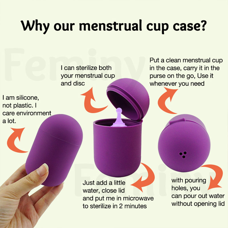 월경 컵 살균기를 청소하고 보관하는 실리콘 케이스 살균 - Menstrual Cup Silicone 리뷰 및 가격