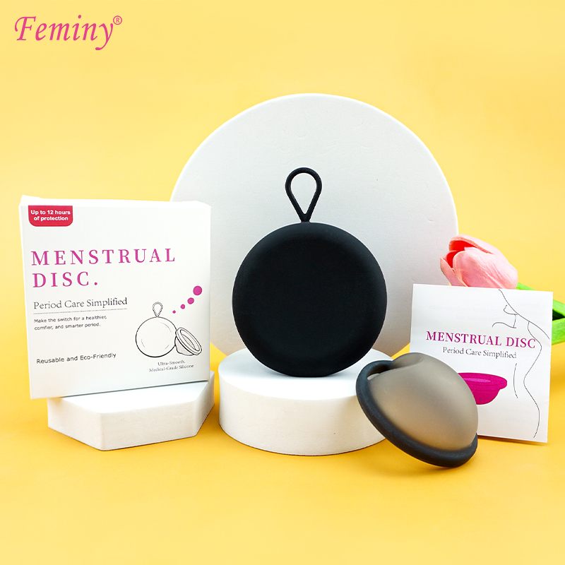 Feminy 재사용 가능한 월경 디스크 휴대용 월경 수 - Menstrual Cup Silicone 리뷰 및 가격