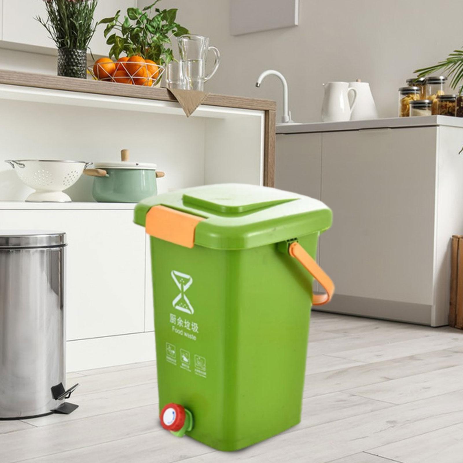 주방 퇴비 통 쓰레기통 넓은 직경의 두꺼운 세련된 쓰레 - Compost Bin Countertop 리뷰 및 가격