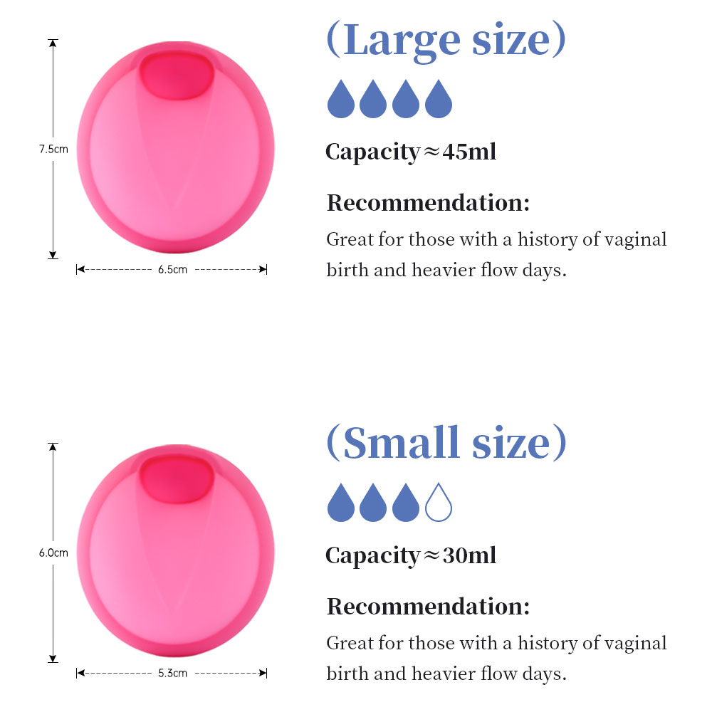 의료용 실리콘 생리컵 재사용 가능 부드러운 누수 방지  - Menstrual Cup Silicone 리뷰 및 가격