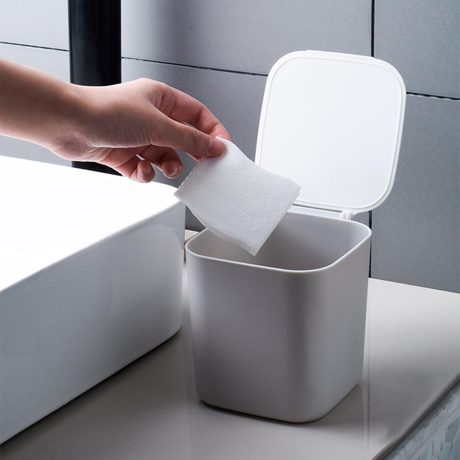 뚜껑이 있는 미니 쓰레기통, 사무실 책상, 침실, 자동 - Compost Bin Countertop 리뷰 및 가격
