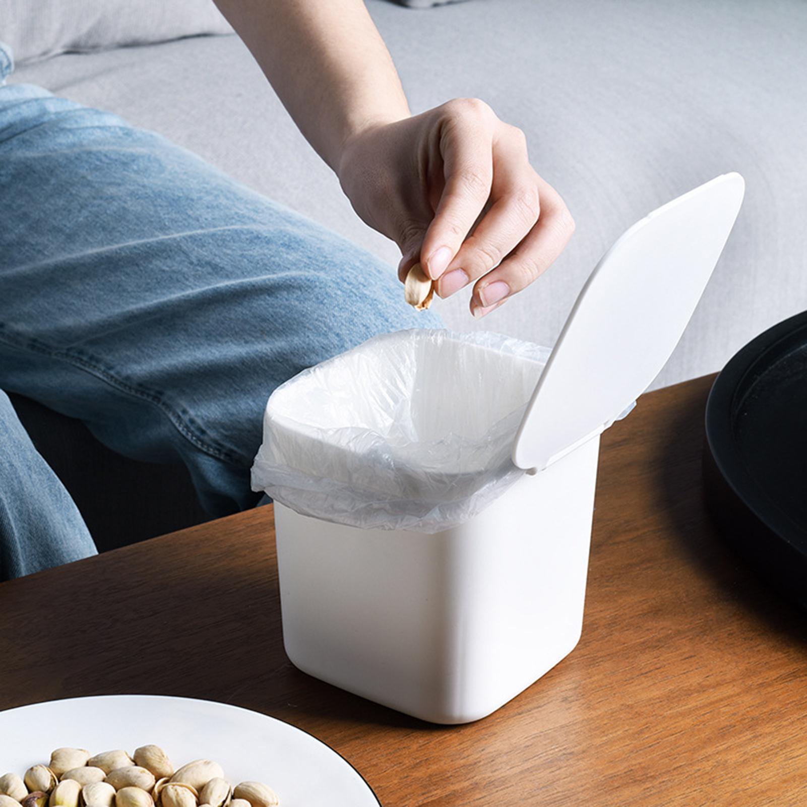 뚜껑이 있는 미니 쓰레기통, 사무실 책상, 침실, 자동 - Compost Bin Countertop 리뷰 및 가격
