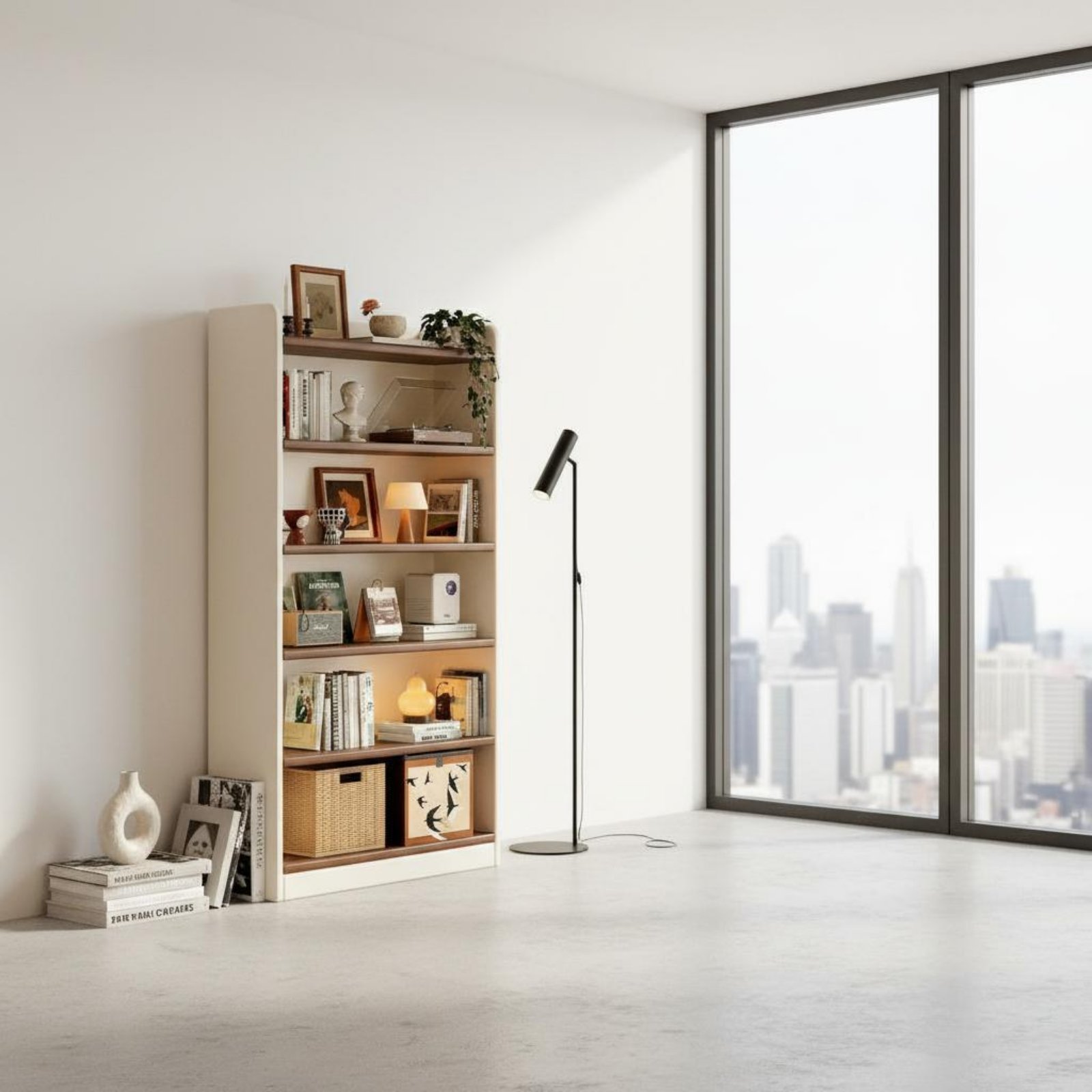 다층형 책 정리함 대용량 나무 책꽂이 바닥형 디스플레이 - Sustainable Living Home 리뷰 및 가격