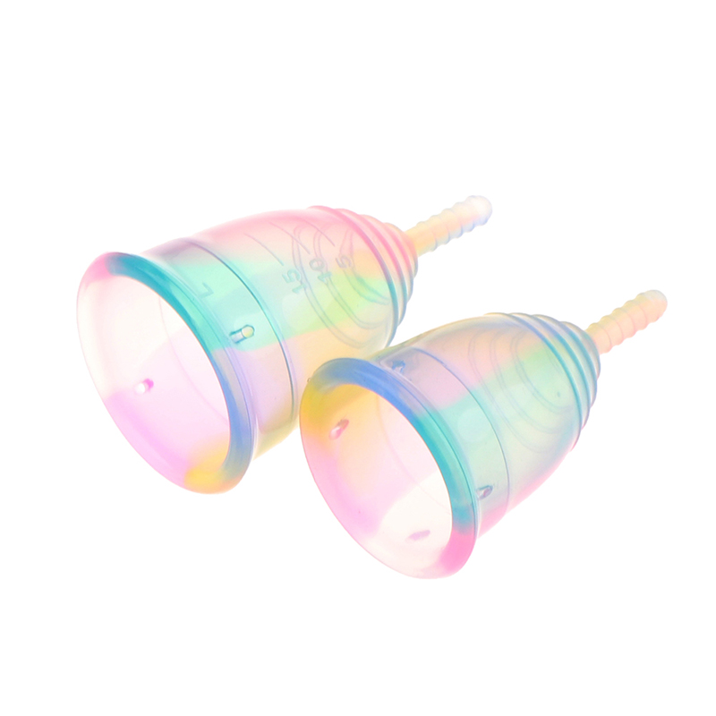 여성 다채로운 컵, 의료 등급 실리콘 생리 컵, 여성  - Menstrual Cup Silicone 리뷰 및 가격