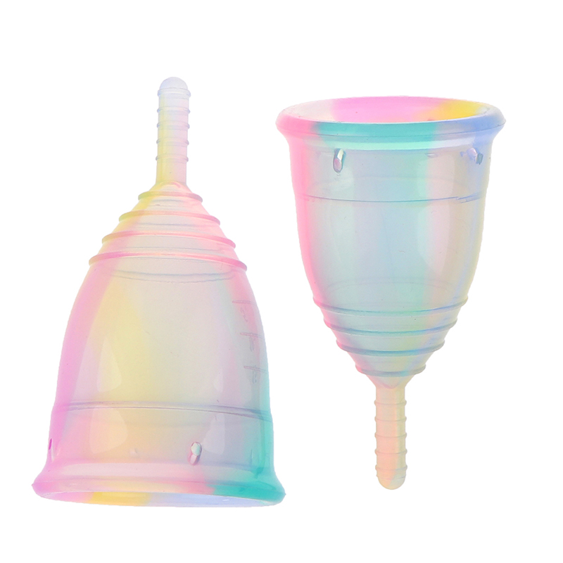 여성 다채로운 컵, 의료 등급 실리콘 생리 컵, 여성  - Menstrual Cup Silicone 리뷰 및 가격
